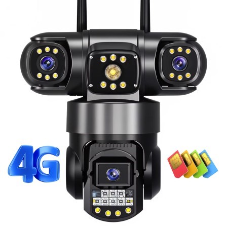 Allrounder 3 Lens 3 Display 4G Sim Waterproof IP Camera (১ মাস ওয়ারেন্টি ৭ দিন গ্যারান্টি)